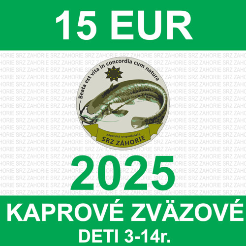 3. DETI 3-14 r. - kaprové zväzové povolenie 2025