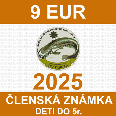 1. DETI do 5 r.- zápisné, členský príspevok a členský preukaz 2025 - nový člen...