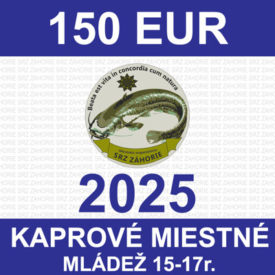 1. MLÁDEŽ - kaprové miestne povolenie pre člena z inej organizácie 2025