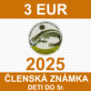 1. DETI do 5 r.- členská známka 2025