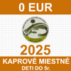 2. DETI do 5 r.- kaprové miestne povolenie 2025