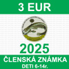 1. DETI 6-14 r. - členská známka 2025