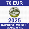 2. MLÁDEŽ 15-17 r. - kaprové miestne povolenie 2025