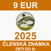 1. DETI do 5 r.- zápisné, členský príspevok a členský preukaz 2025 - nový člen